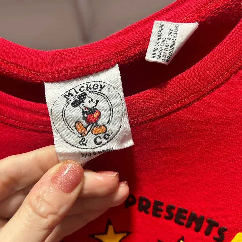 Mickey & Co. SweatShirt J.G. Hook Walt Disney Presents Collectors Series Fun 90s